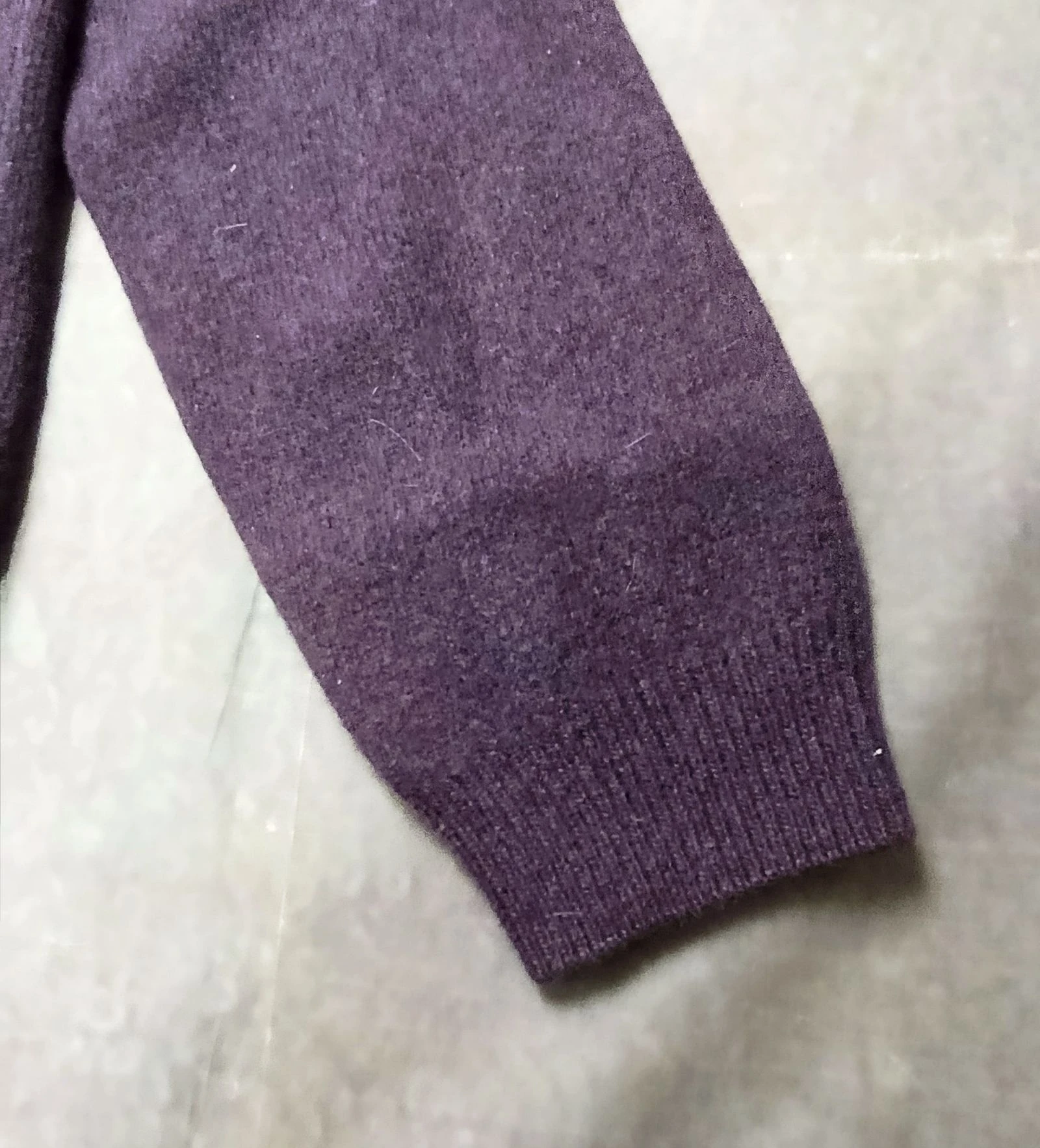 Jersey morado Pedro del Hierro (Lana Geelong Lambswool) / Pedro del Hierro purple sweater (Geelong Lambswool, Talla / Size M) – photo 9
